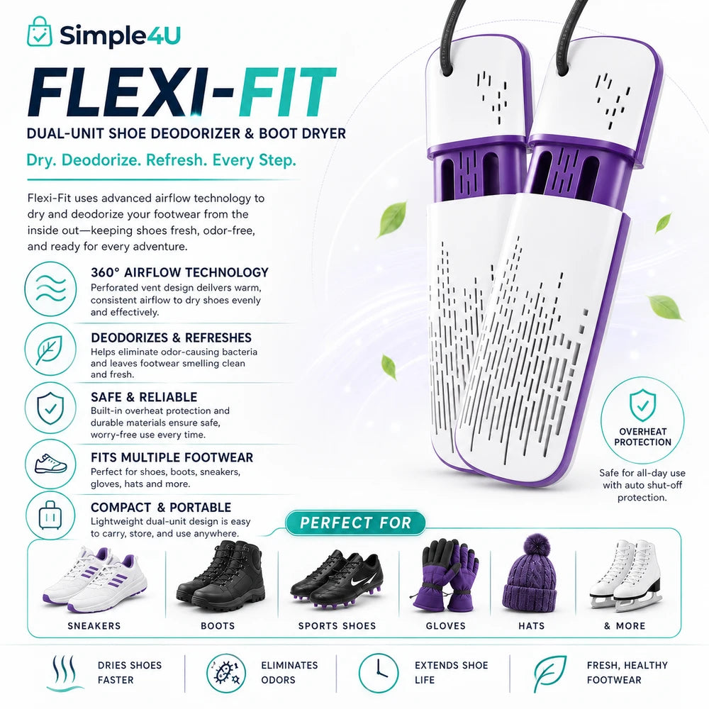 Flexi-Fit Telescopic Shoe Dryer